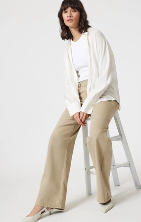 Daily Wear Festival Outfit High-Quality Fit ALENA WIDE LEG IN SAGE GREEN FLEX BLUE