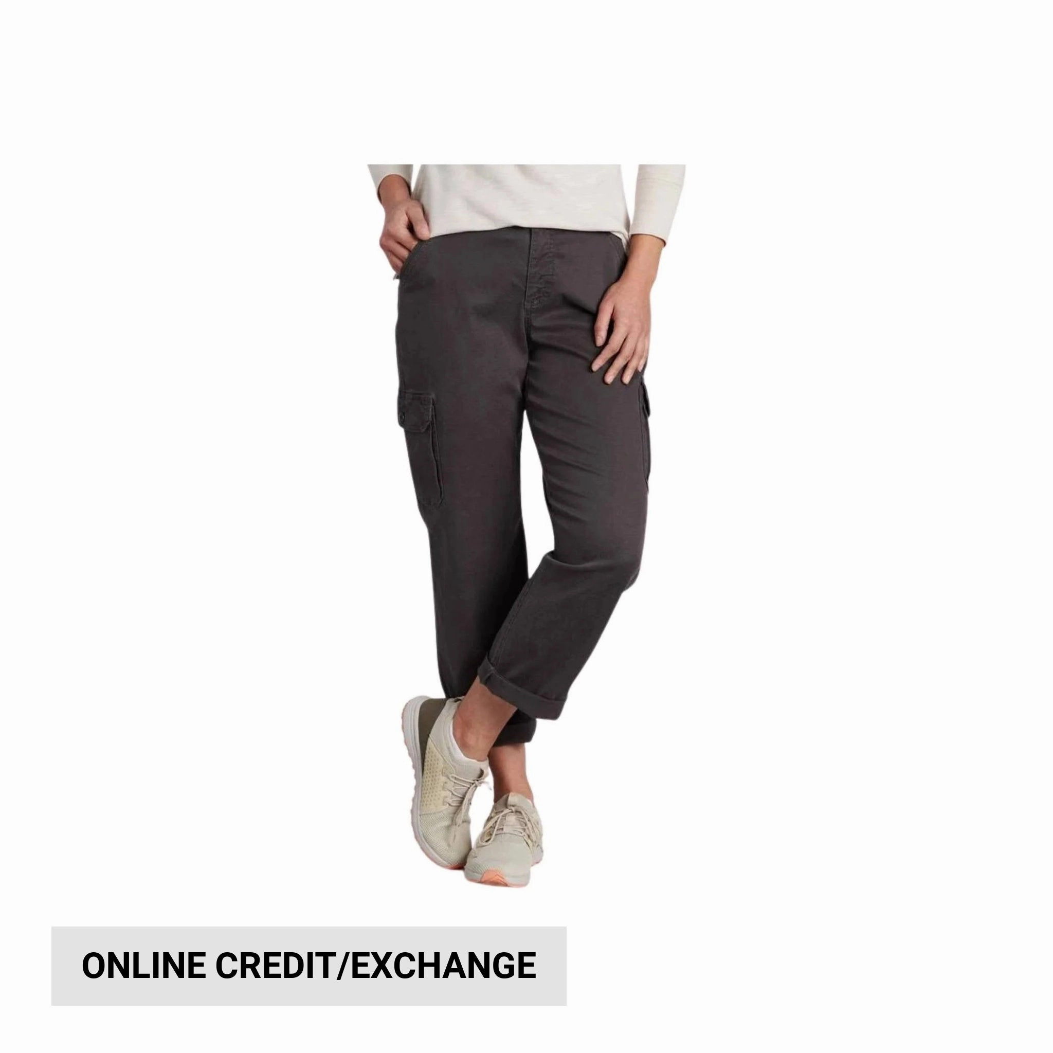 Kuhl Women's Kultivatr Kargo Crop - Pavement smooth zipper