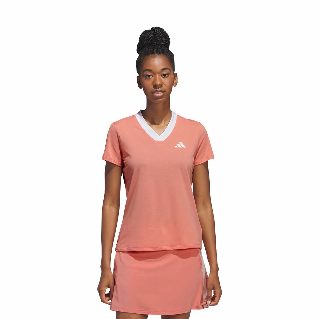 adidas - Women's Made With Nature Golf T-Shirt (IL9541) Outer Chill Piece