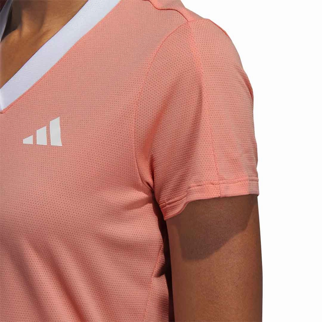adidas - Women's Made With Nature Golf T-Shirt (IL9541) Casual Outdoor Look Clean Jacket Detail