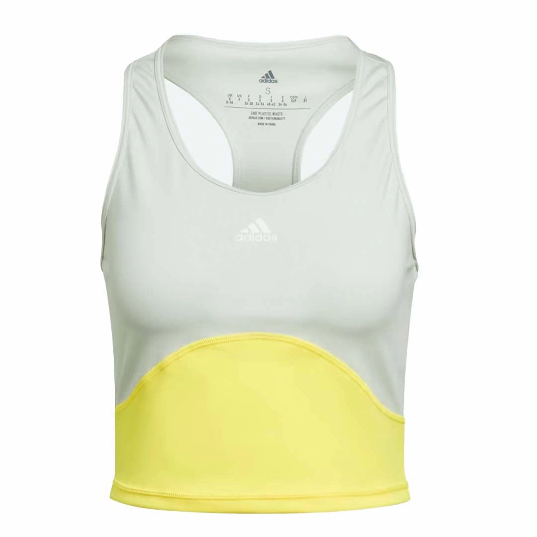 Anti Static Weave Quick drying material adidas - Women's Aeroready Train HIIT Crop Tank Top (HM3896)