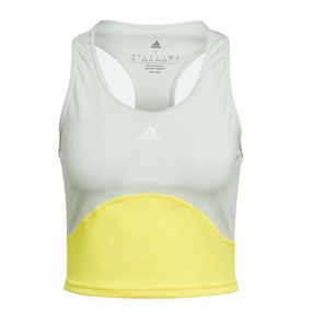 Anti Static Weave Quick drying material adidas - Women's Aeroready Train HIIT Crop Tank Top (HM3896)