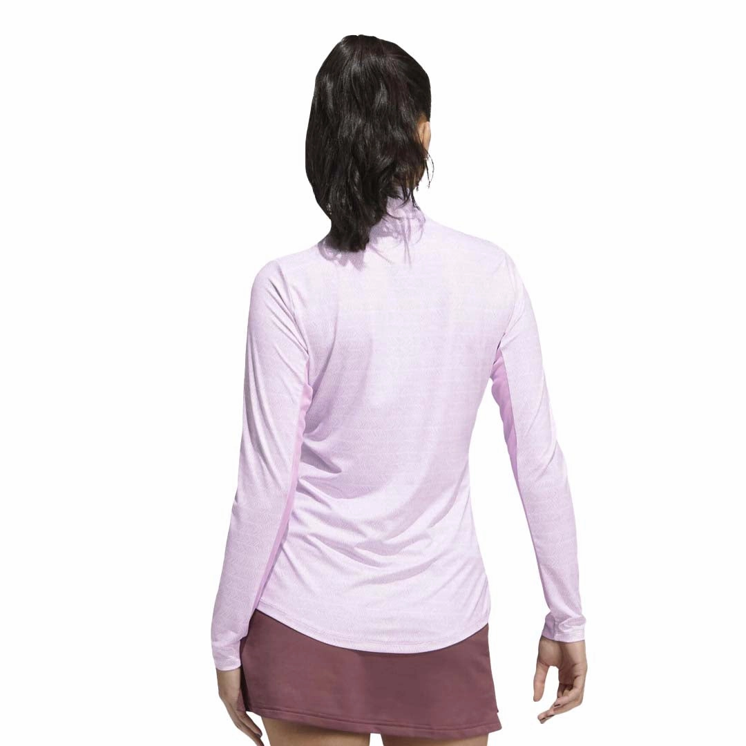 adidas - Women's Ultimate365 Long Sleeve 1/4 Zip Polo (HG6953) Multi Pocket Layout HypoallergenicInnerLayer