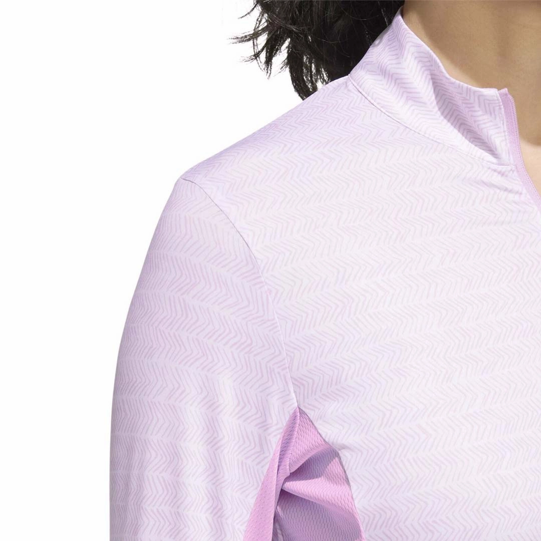 Modern Travel Look All Purpose Outerwear adidas - Women's Ultimate365 Long Sleeve 1/4 Zip Polo (HG6953)