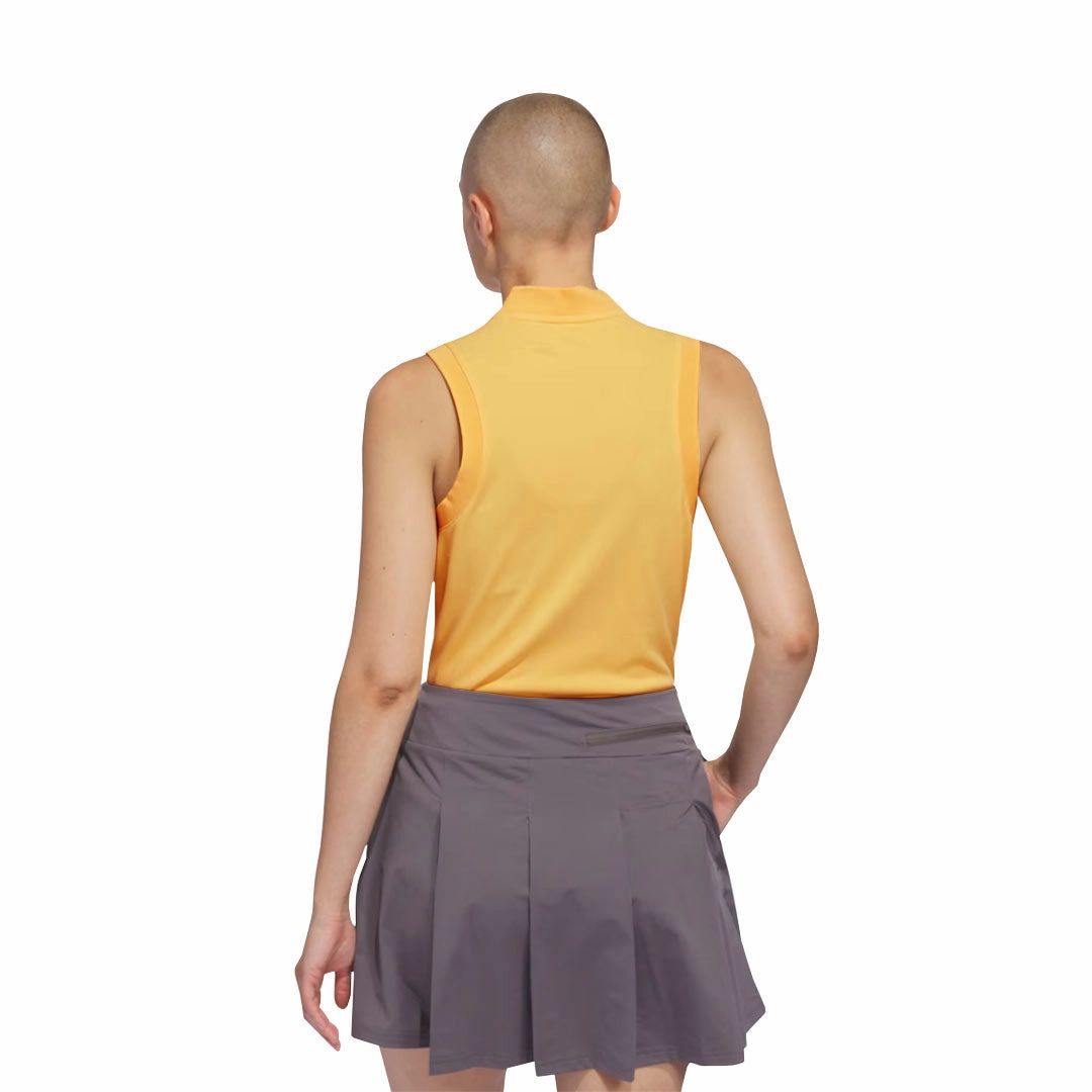 Seamless Technology DoubleLayeredCuffs adidas - Women's Ultimate365 Tour HEAT.RDY Sleeveless Polo (IP4175)