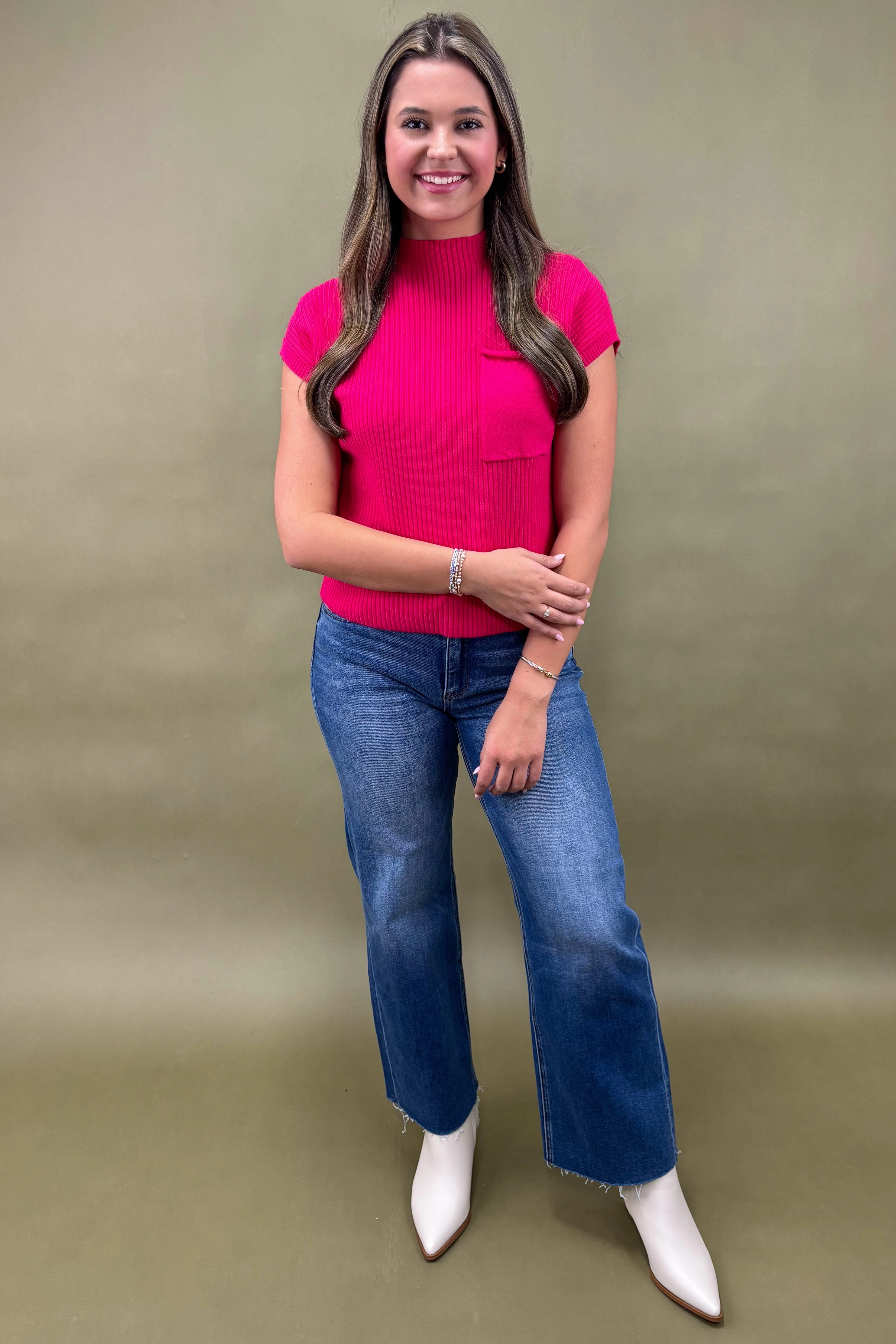 Always Cozy Ribbed Sweater Top *More Colors* Seamless Construction Design