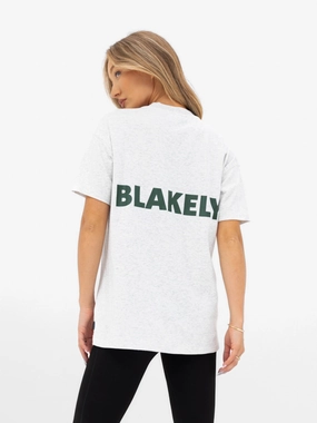 Breathable Active Wear Beach relaxation Amelie Oversized T-Shirt - Marl Grey