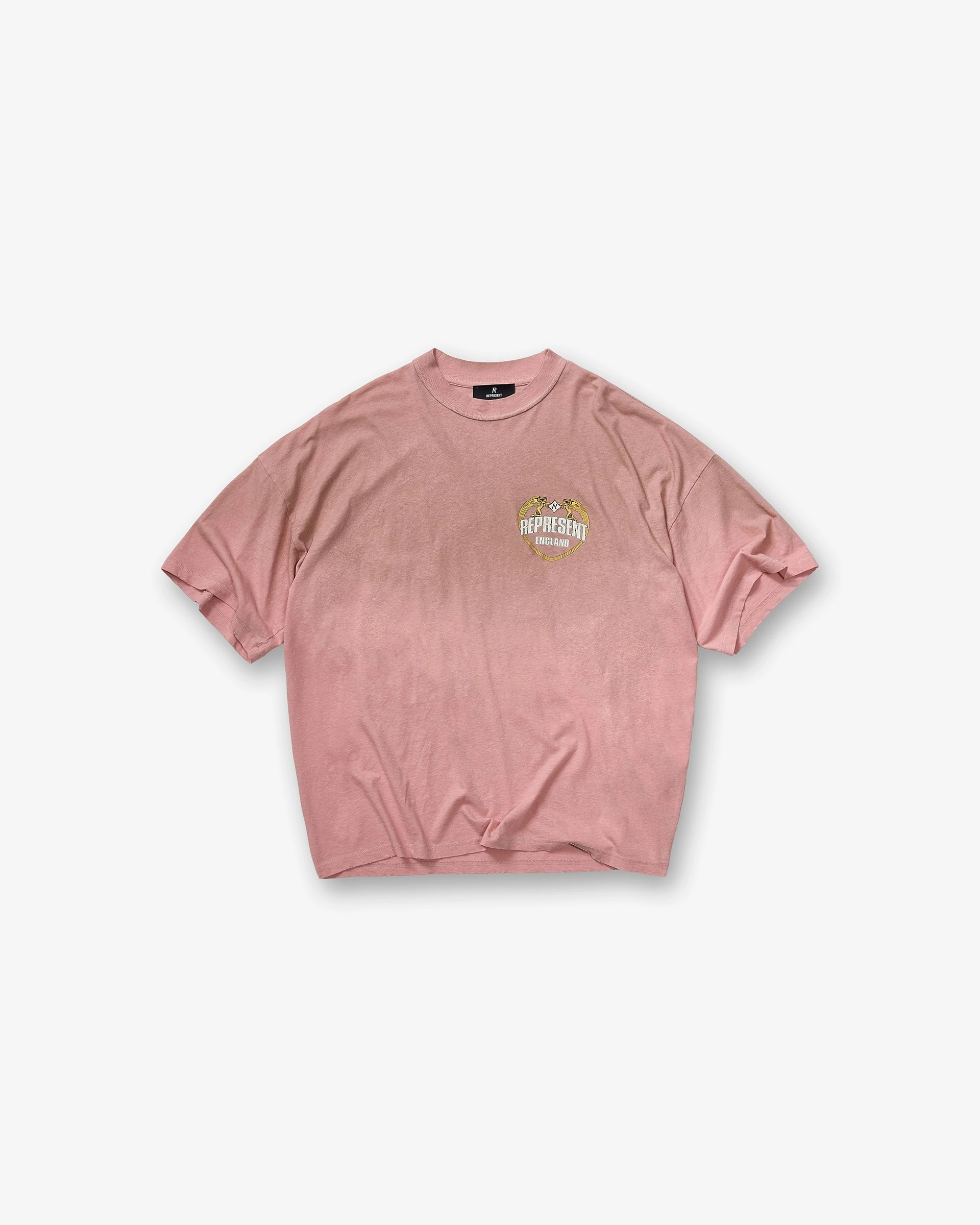 Easy-to-Match Angel Border T-Shirt - Quartz