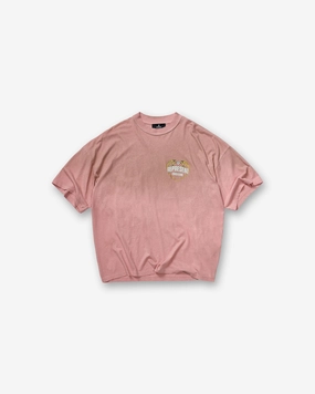 Easy-to-Match Angel Border T-Shirt - Quartz