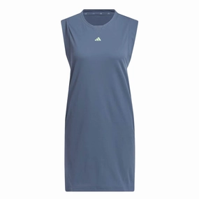 Zipper Closure Mechanism adidas - Women's Ultimate365 Twistknit Sleeveless Dress (IR7193)