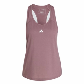 adidas - Women's Train Essentials Minimal Branding Racerback Tank Top (IX1019) Casual Outdoor Look