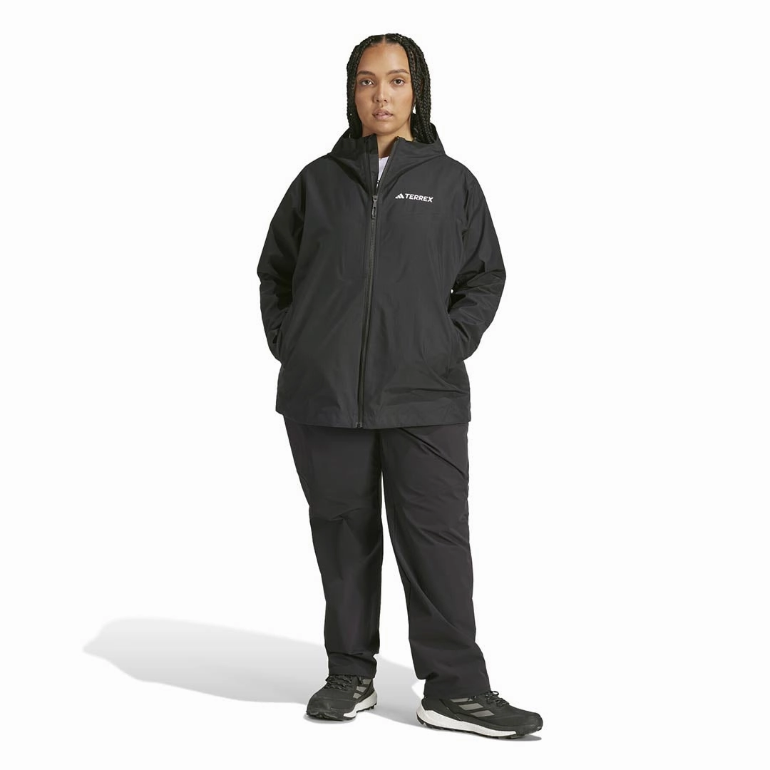 AntiPilling Finish adidas - Women's Multi 2.5L RAIN.RDY Jacket (Plus Size) (IP1512)