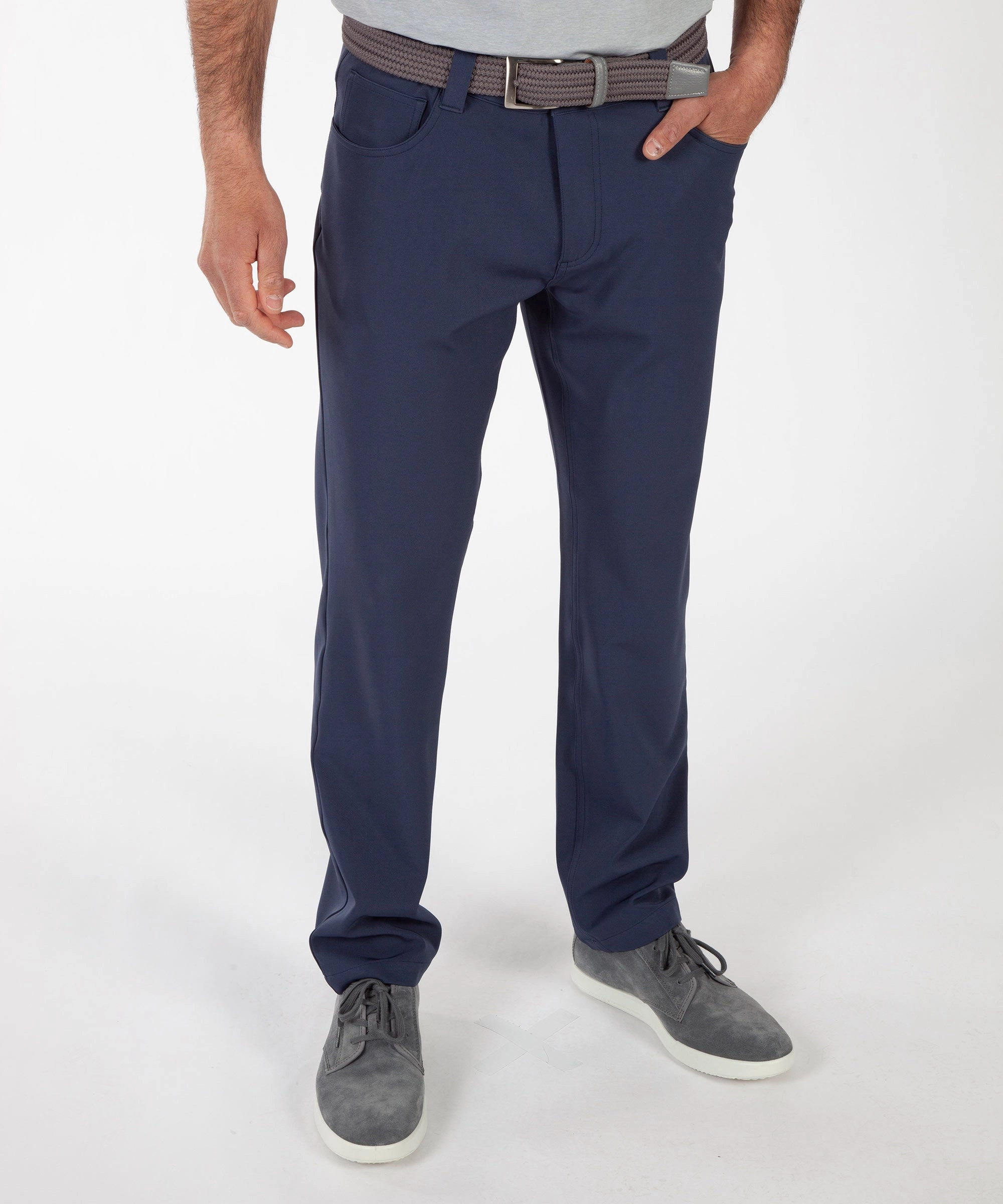 Multi-Purpose Wear Non Restrictive Cut Austin Stretch Performance Microfiber 5-Pocket Pants
