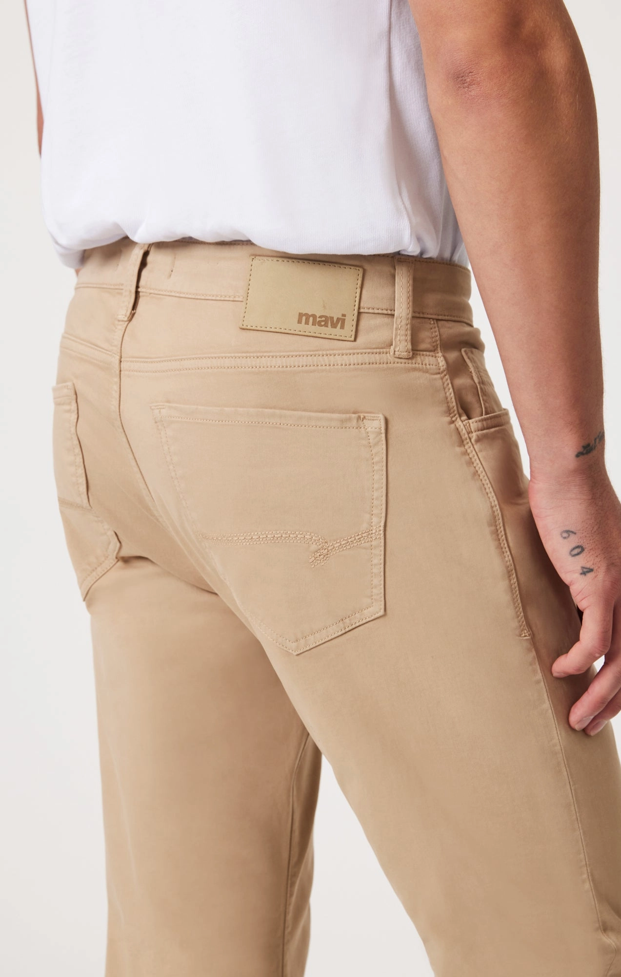 ZACH STRAIGHT LEG IN CASHEW TWILL AntiStaticLining Daily Comfort Fit