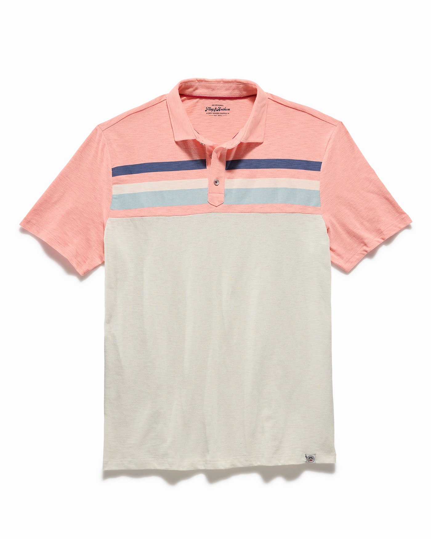 Casual Layers MILLVILLE CHEST STRIPE SLUB POLO