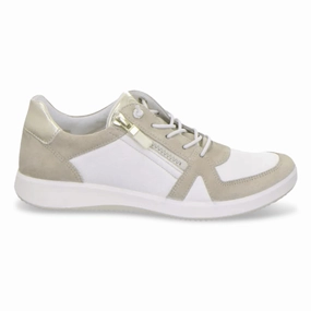Ara Women's Riviera Shell/Cream/Platinum Fashion Edge