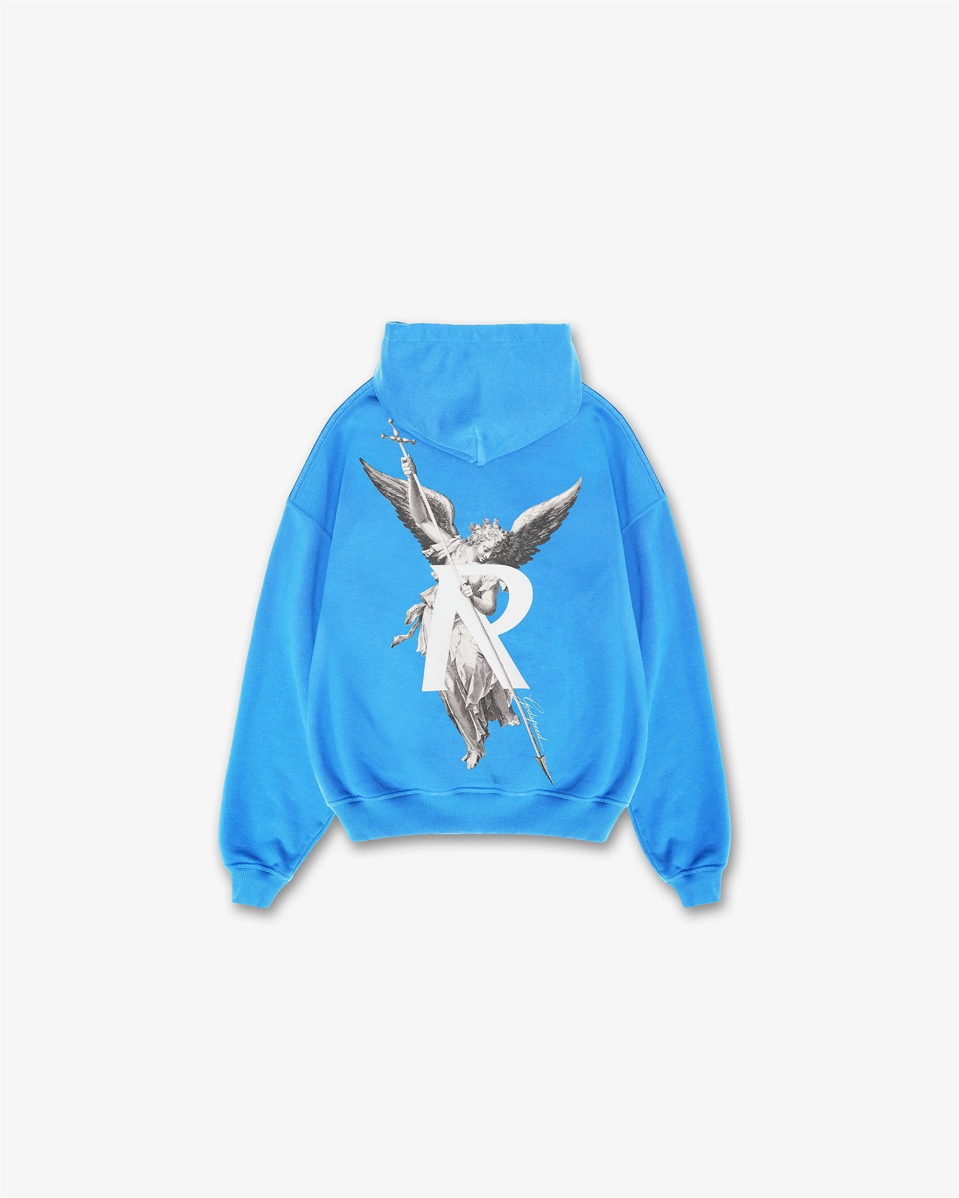 Versatile Clothing Tassel Details Archangel Hoodie - Electric Blue