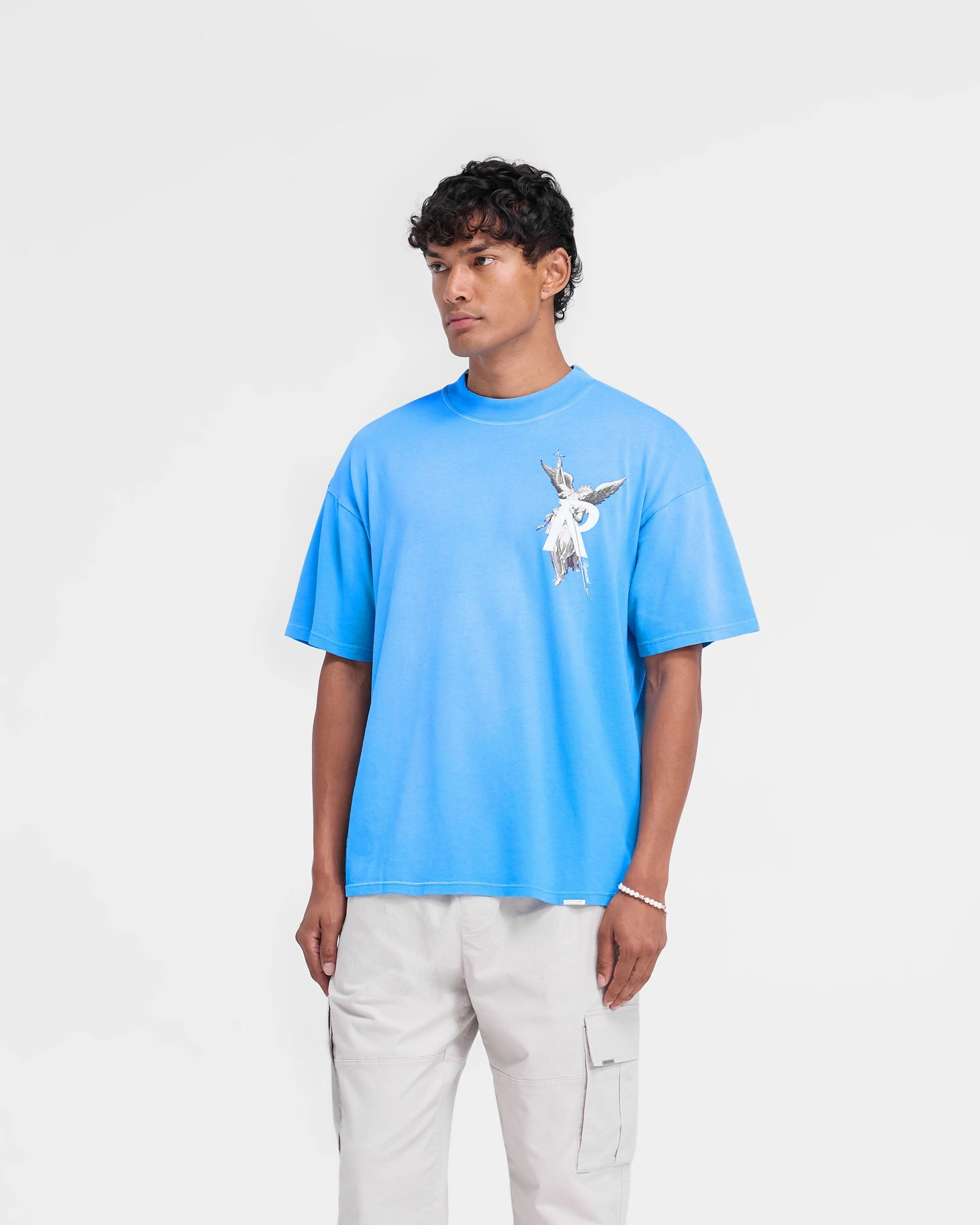Affordable Fashion Archangel T-Shirt - Electric Blue