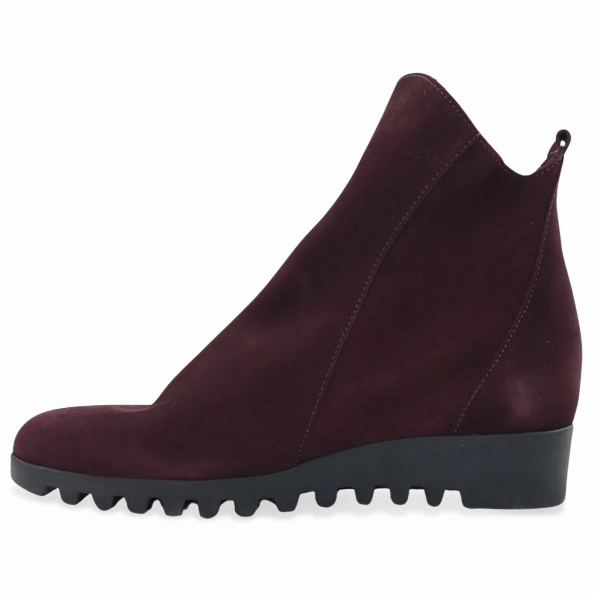 Arche Women's Lomage Wine Nubuck Canvas Waterproof Rainy Day Commuter