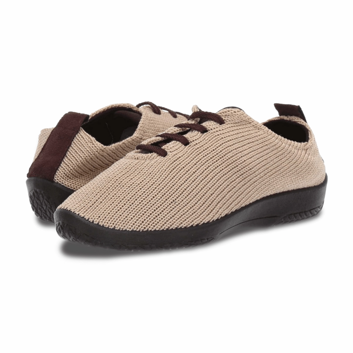 Arcopedico Women's LS Beige Fabric All-weather sole Sneaker Insoles