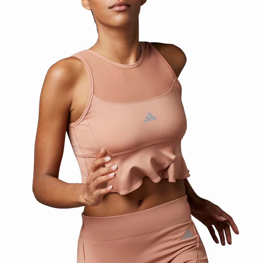 adidas - Women's Collective Power Crop Top (IC5090) On Duty Layer AbrasionResistant