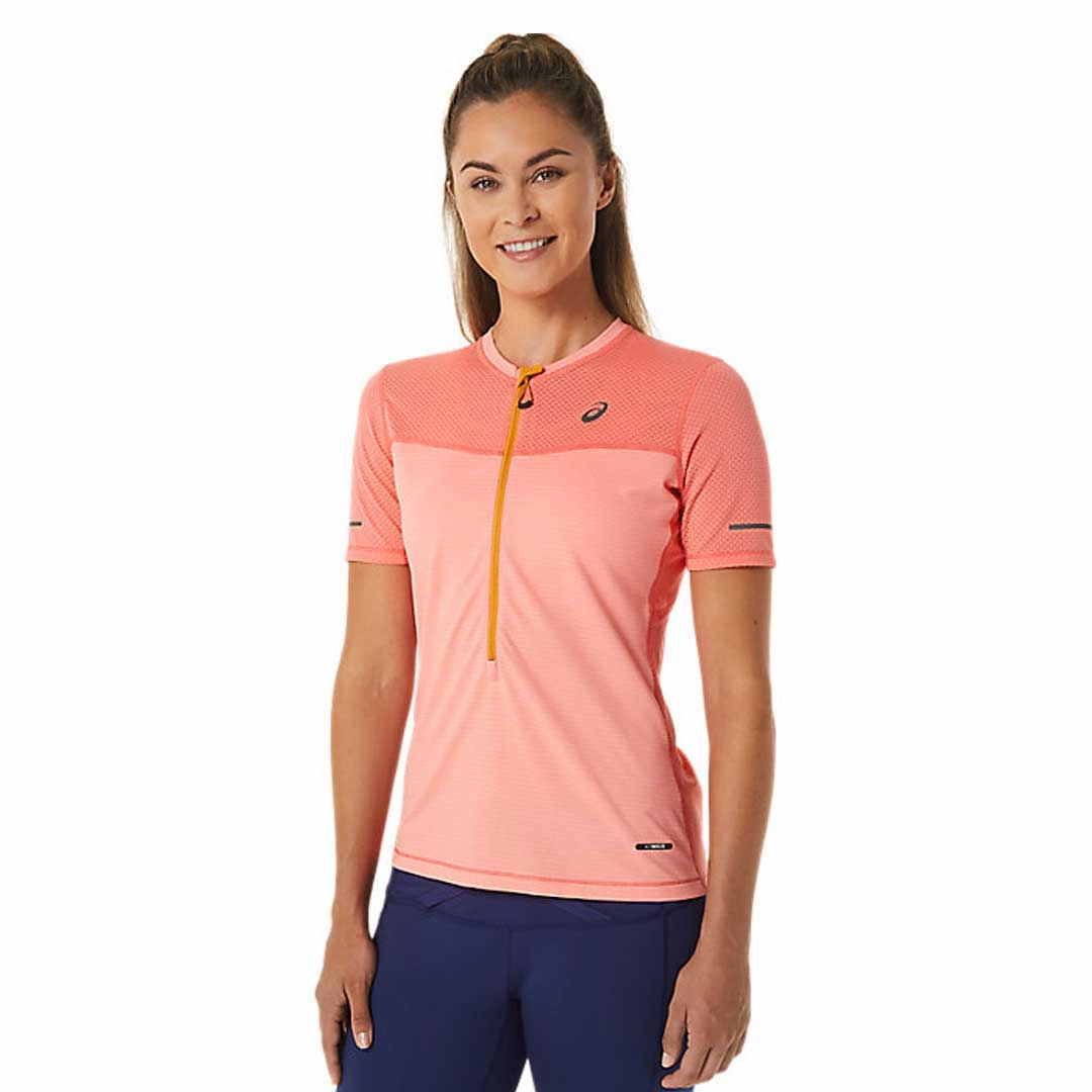 Rugged Daily Style Asics - Women's Fujitrail Short Sleeve Top (2012C721 700)