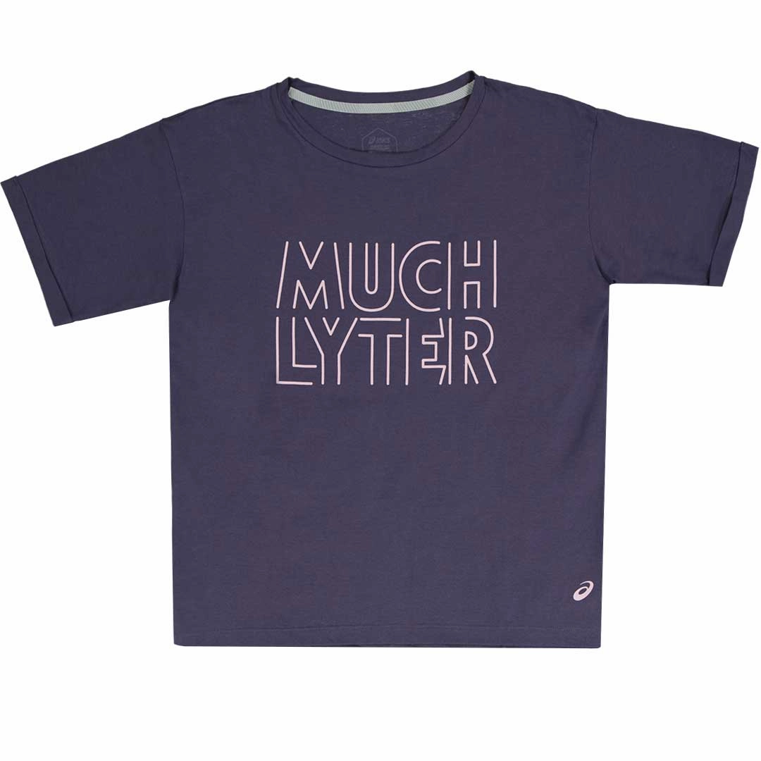 Asics - Women's Heritage Font Graphic T-Shirt (2032C263 501) Stretch Comfort Fit