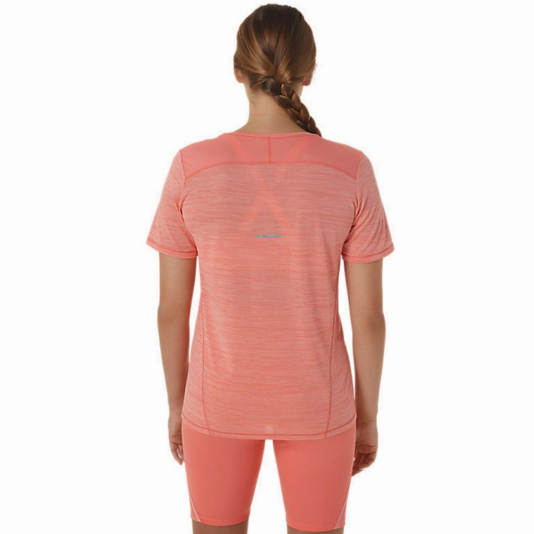 Asics - Women's Race V-Neck Short Sleeve T-Shirt (2012C735 706) Non Restrictive Silhouette