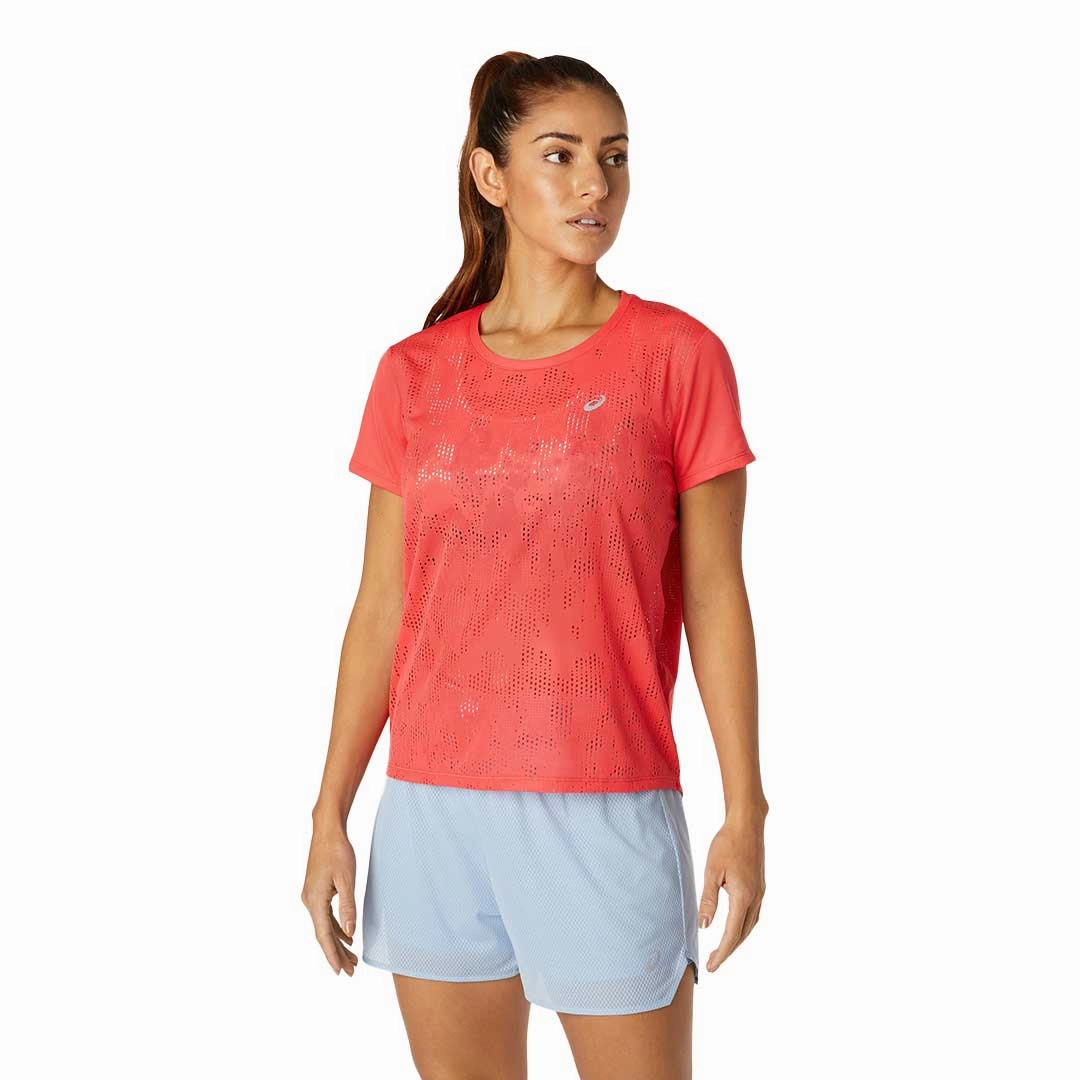 Weather Proof Seamless construction Asics - Women's Ventilate Short Sleeve Top (2012C033 700)