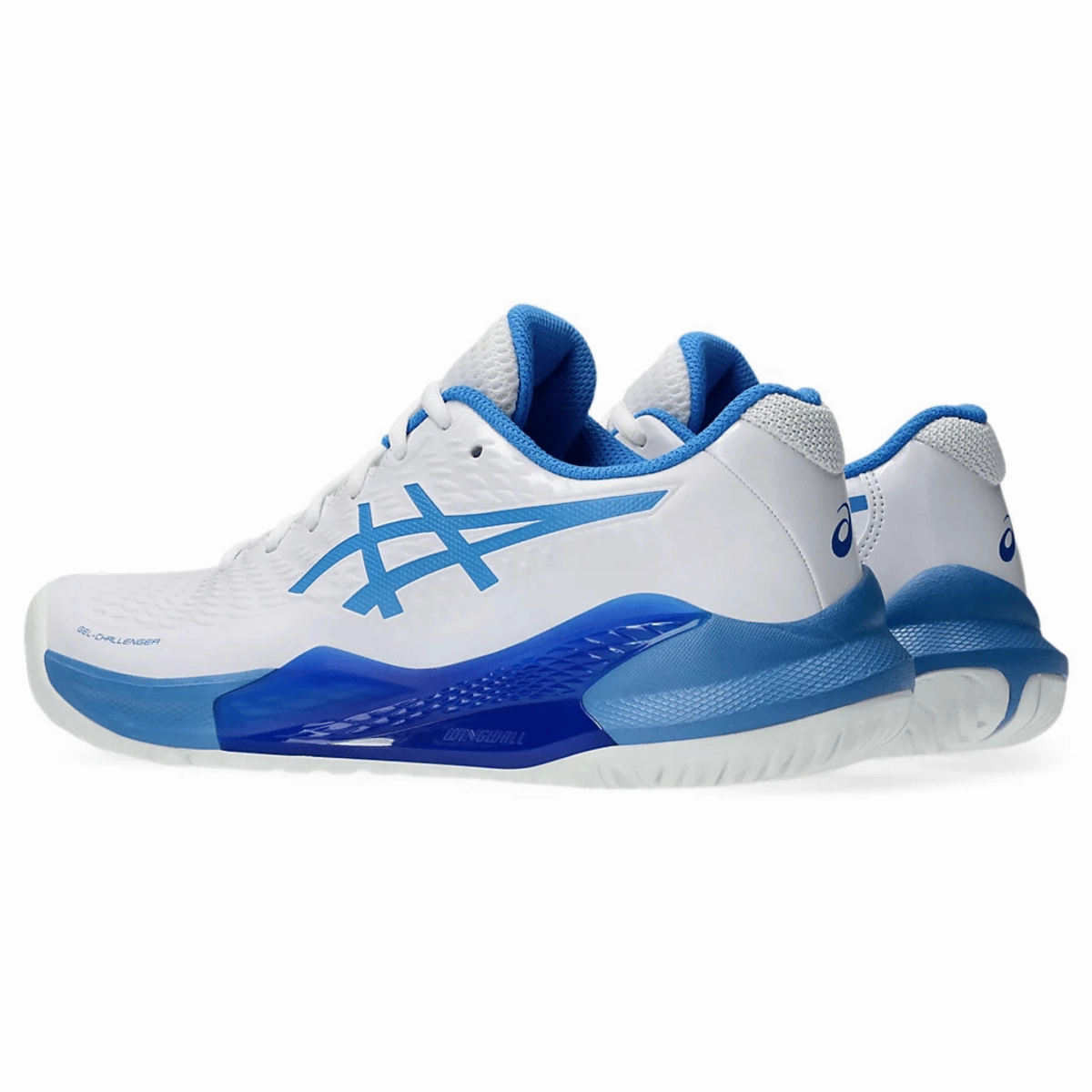 Stretchable Fabric Asics Women's Gel-Challenger 14 White/Blue Coast