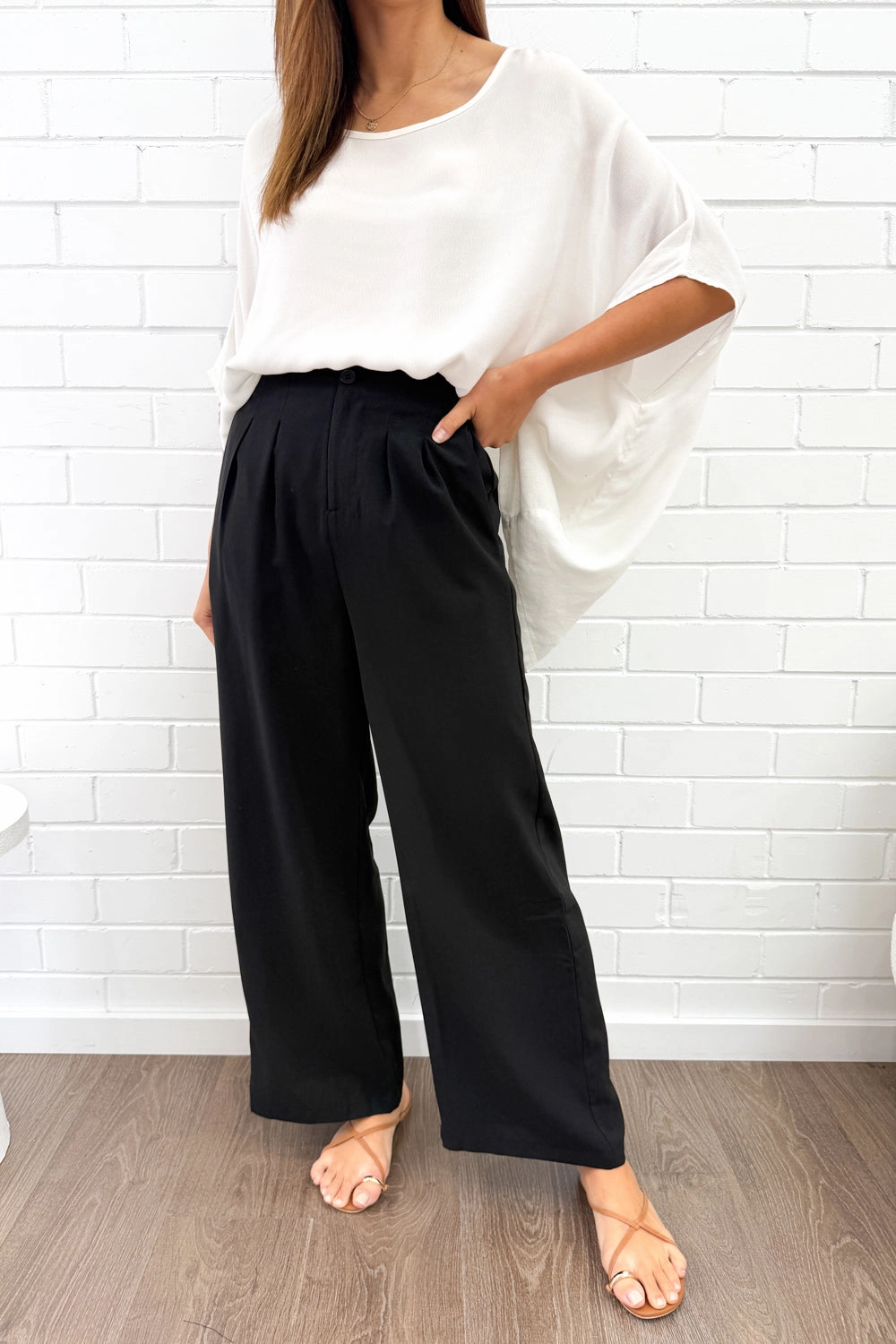 RegularFit Amos Pants - Black