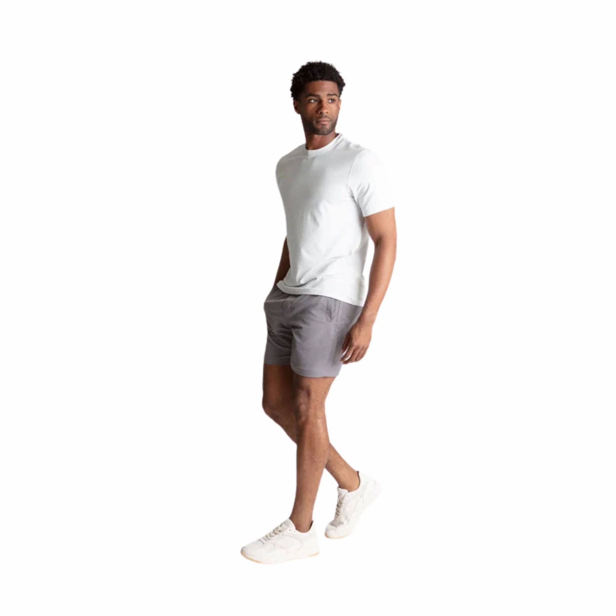 Birddogs Men's Khaki Shorts - Castlerock Grey Eco Friendly Material romper