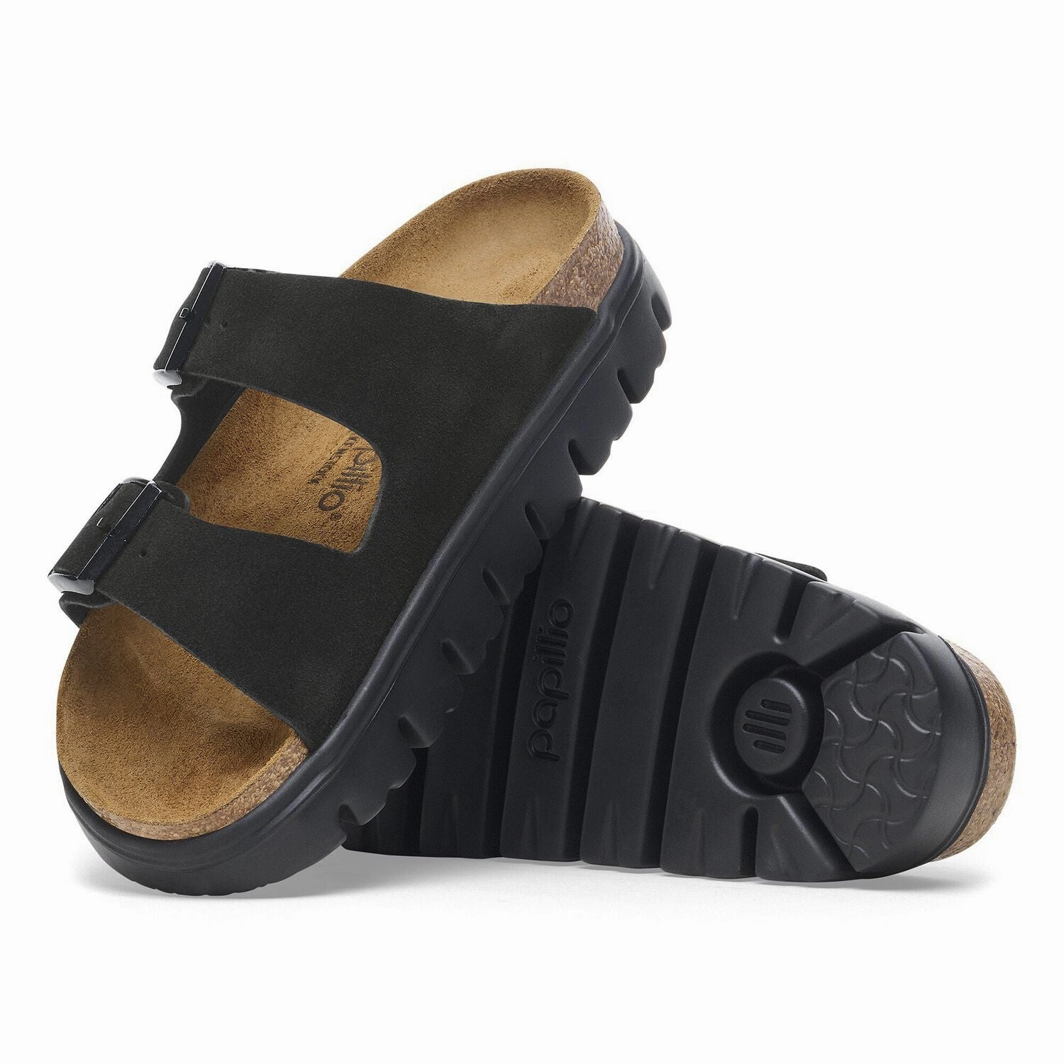 Birkenstock Women's Arizona Platform Black perforated