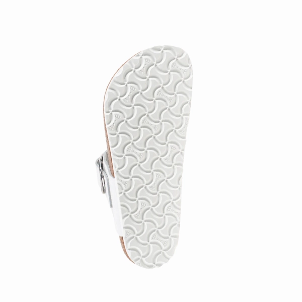 Birkenstock Women's Gizeh Big Buckle Leather White Easy Adjust