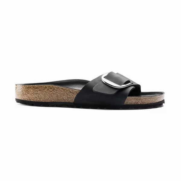 Airflow channels Birkenstock Women's Madrid Big Buckle Black