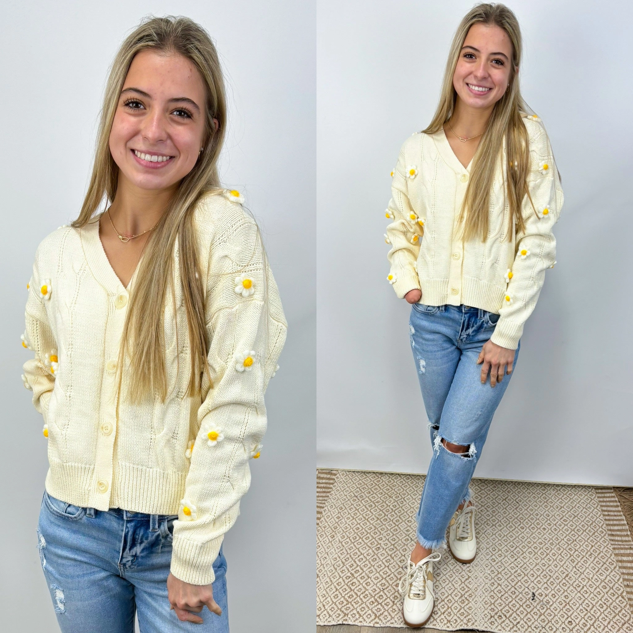 elegant design Blossoming Around Cardigan