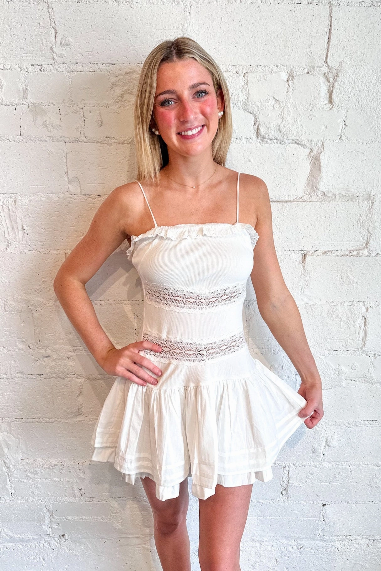 sweet moment Bluebonnet Kiss Mini Dress