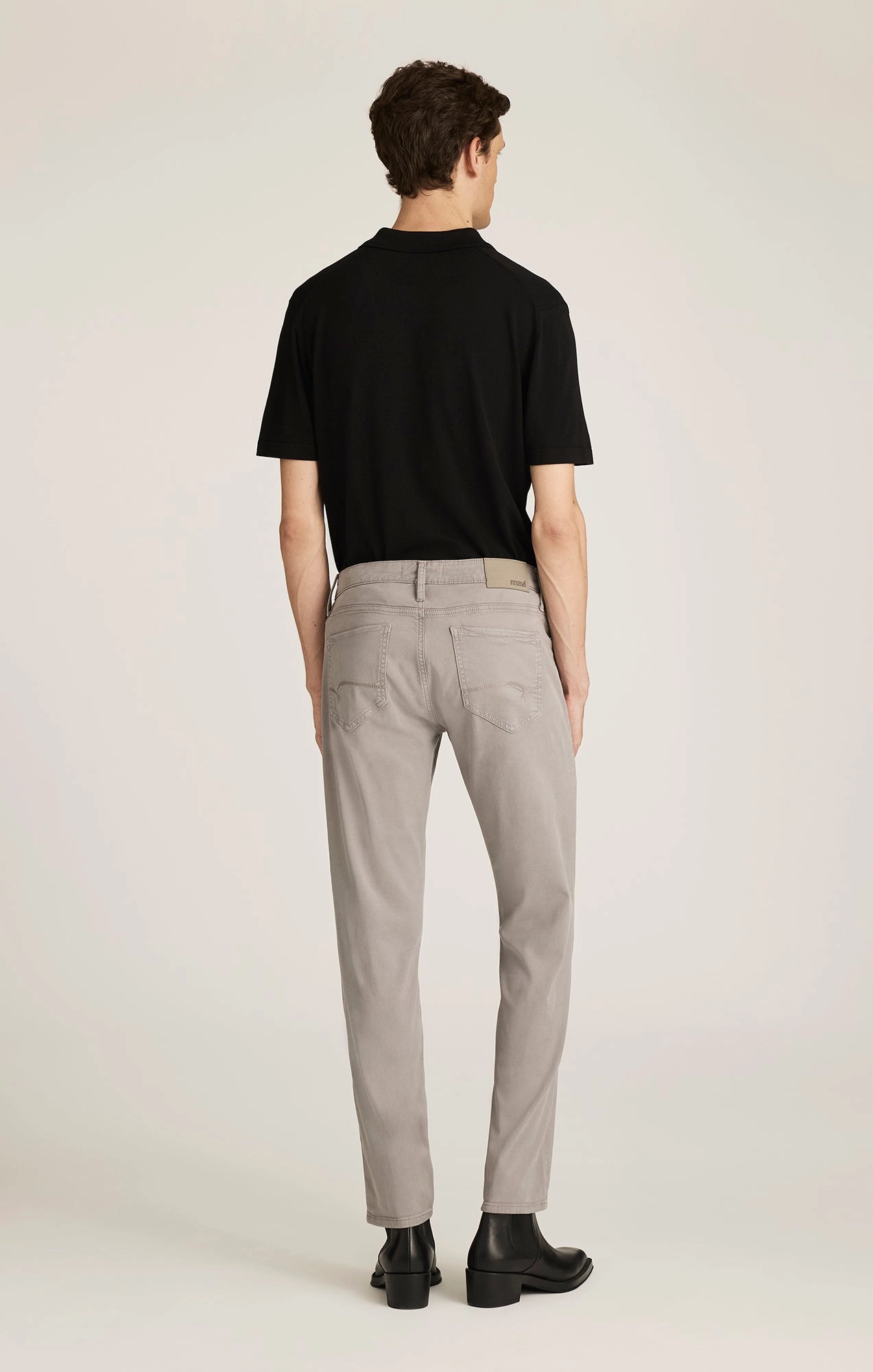 RecycledMaterial Perfect Look MARCUS SLIM STRAIGHT LEG IN SHARK LUXE TWILL