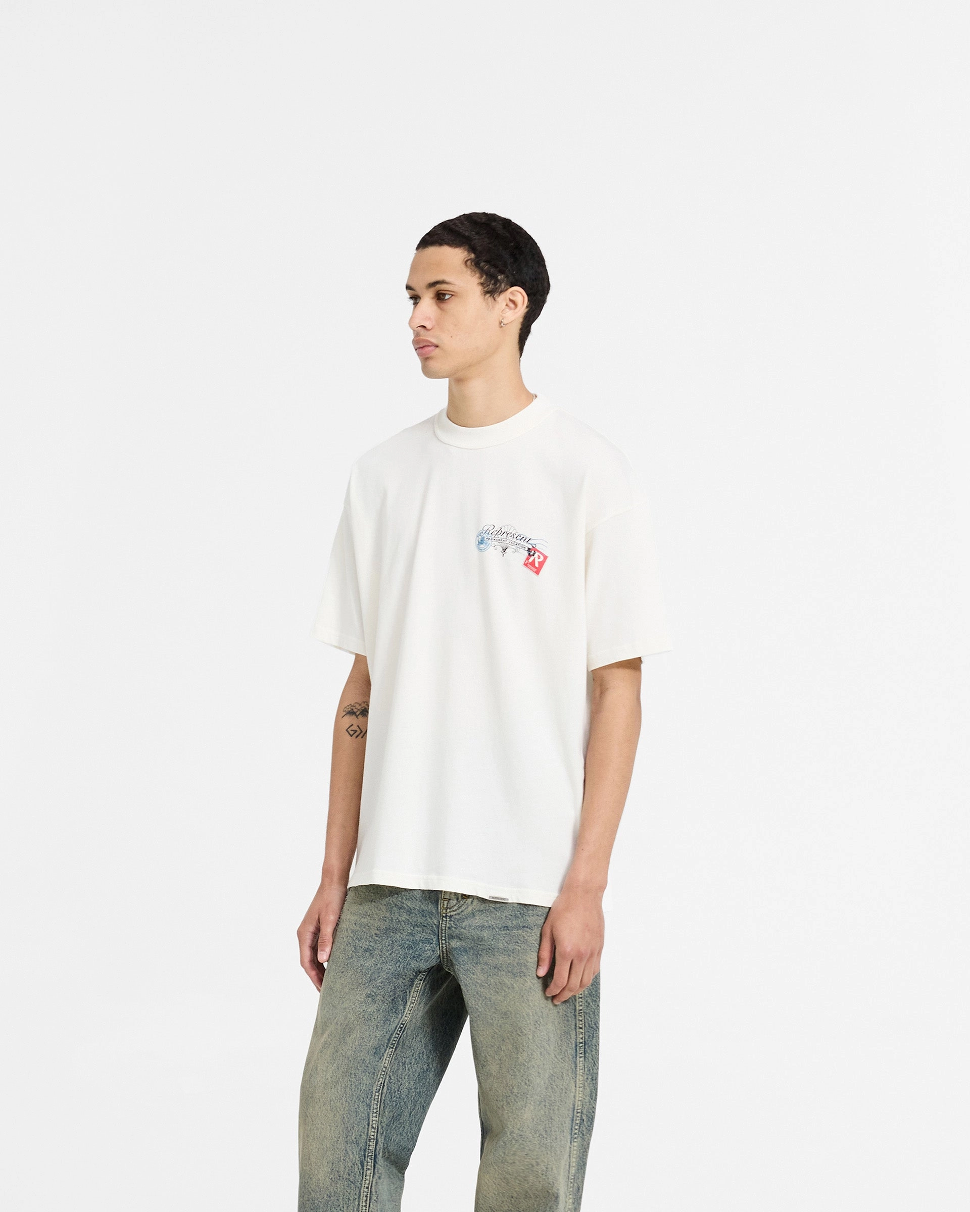 Casual Chic Look Ethically Sourced Material Girls Of Summer T-Shirt - Flat White