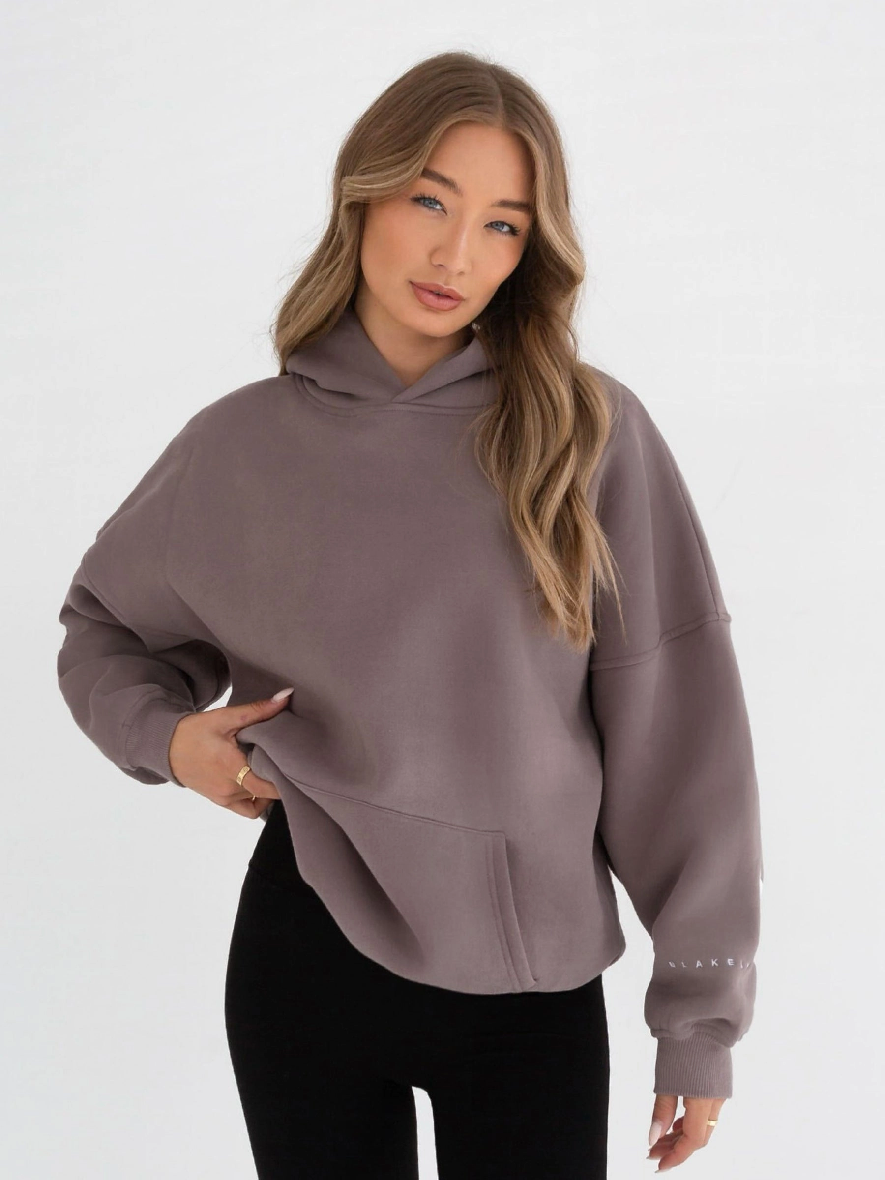 Isabel Oversized Hoodie - Pink Taupe Comfort core