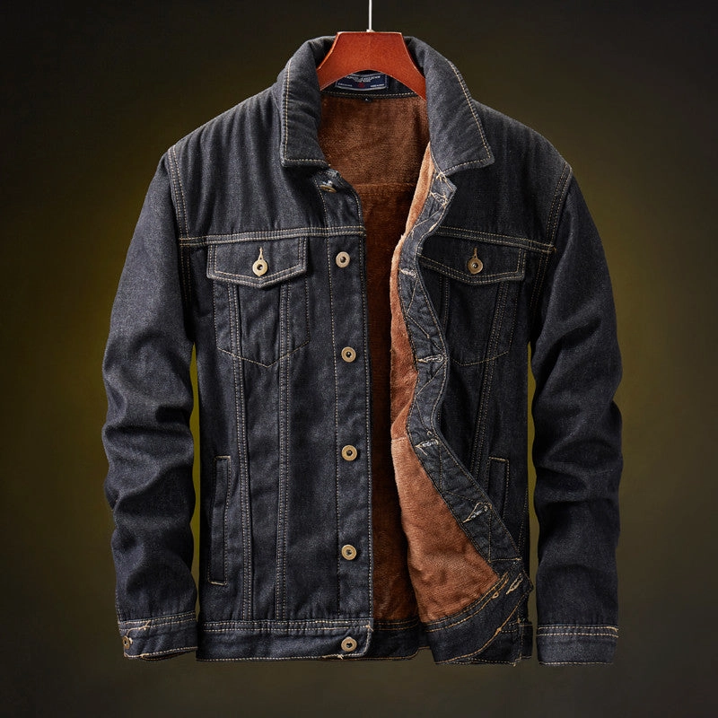 Cool Season West Louis? Cowboy Fleece Denim Jacket