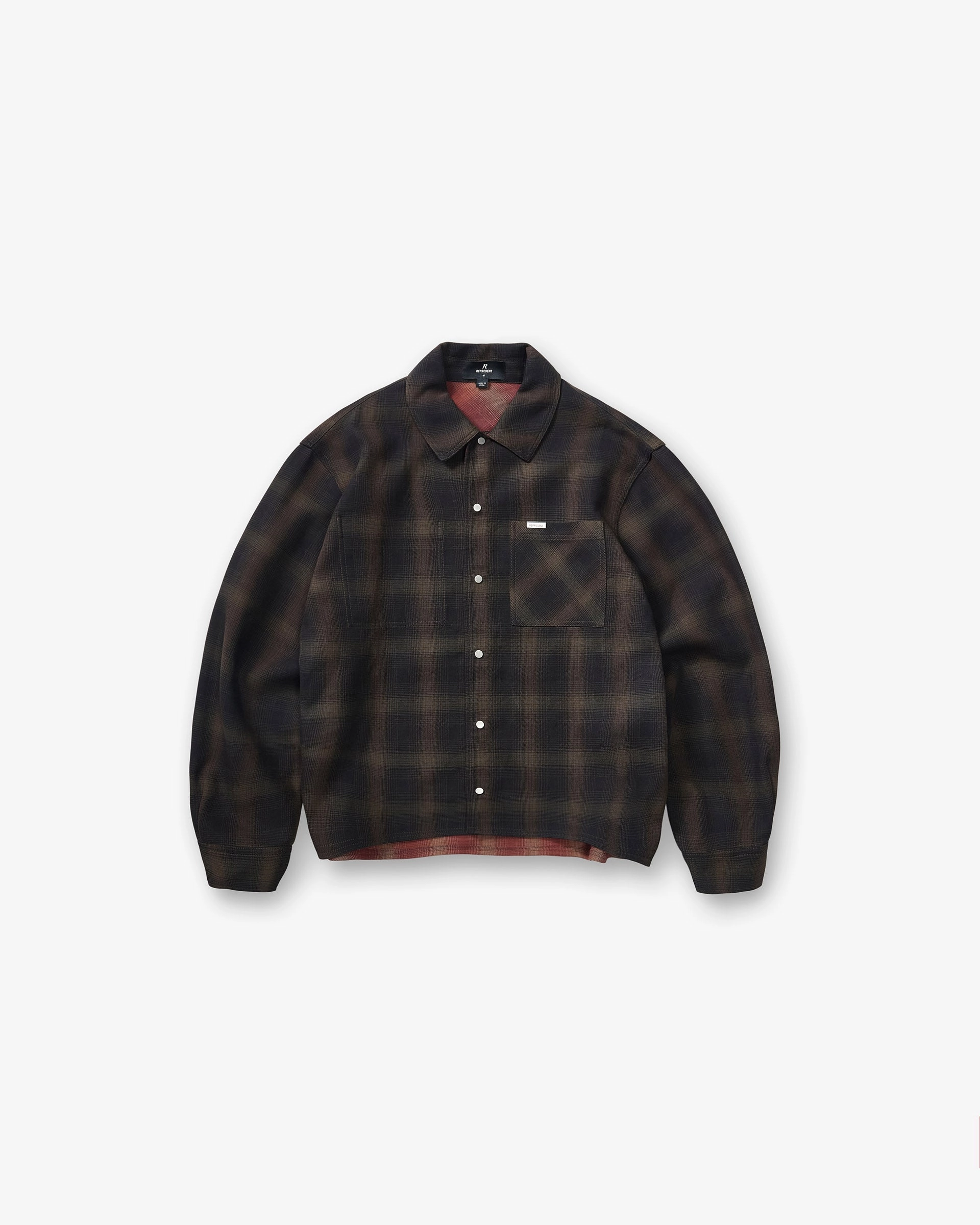 Bonded Reversible Check Shirt - Nero Breathable Style High-Quality Material