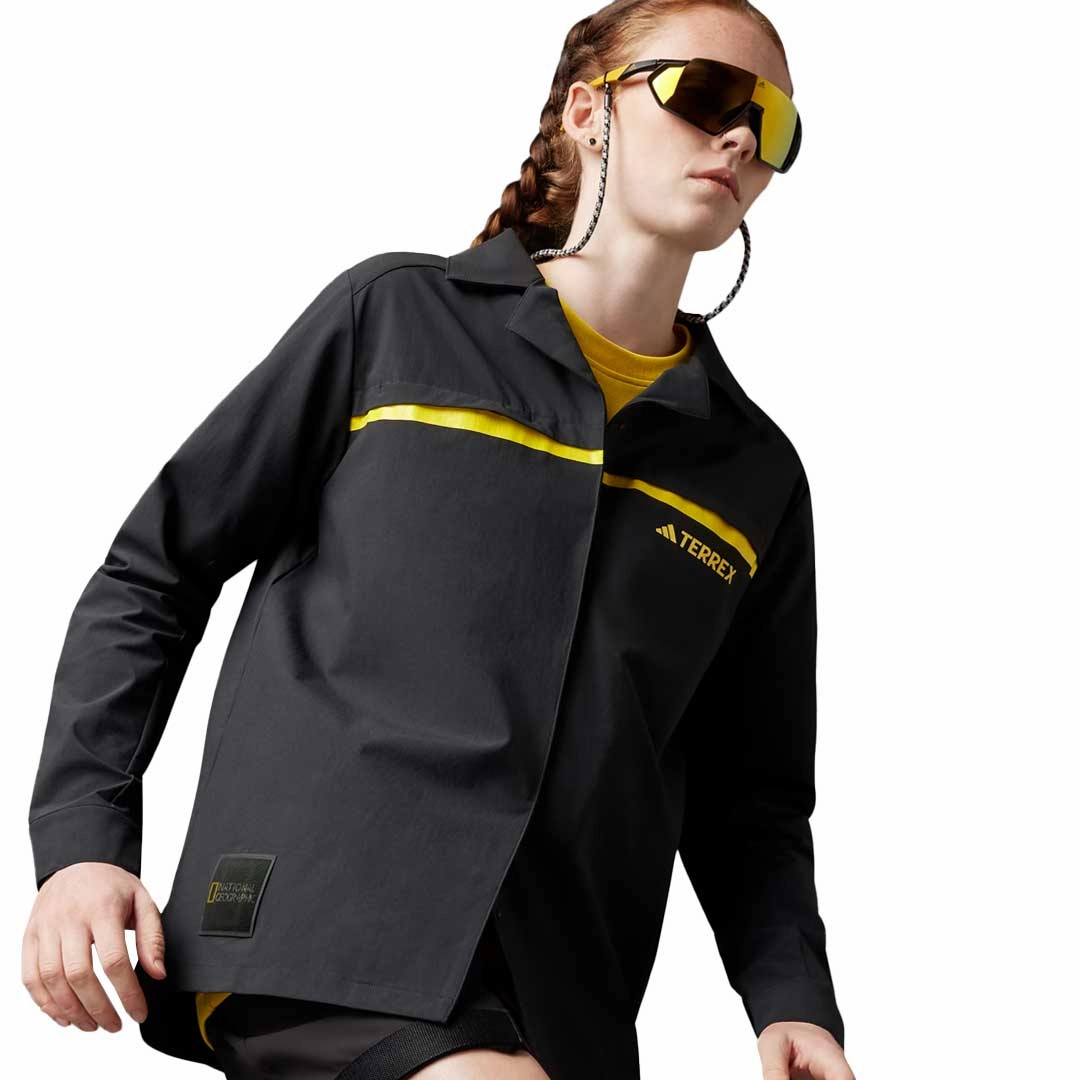 adidas - Women's Terrex National Geographic Long Sleeve Shirt (IC1994) Easy Wear Comfy Fit