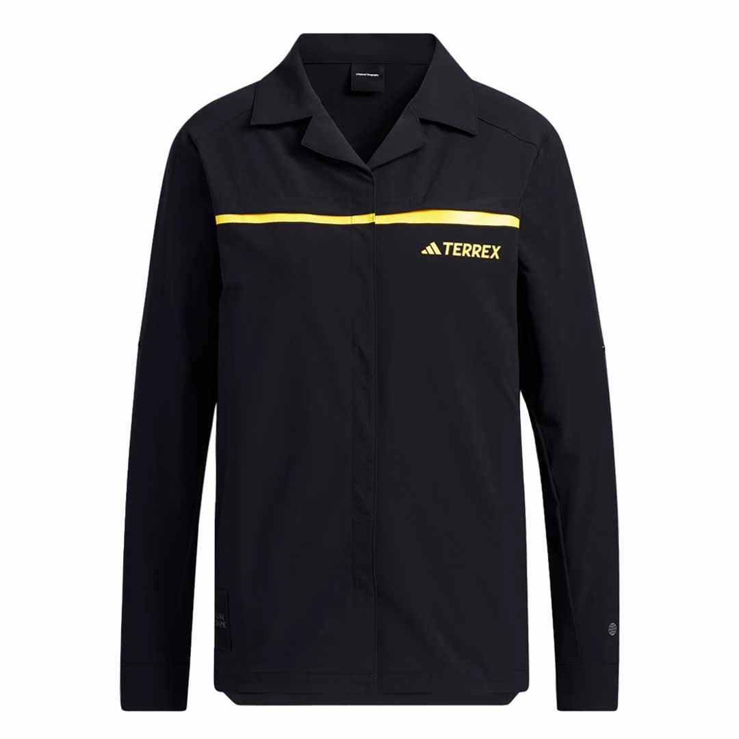 Cold Day Look Rugged Comfort adidas - Women's Terrex National Geographic Long Sleeve Shirt (IC1994)