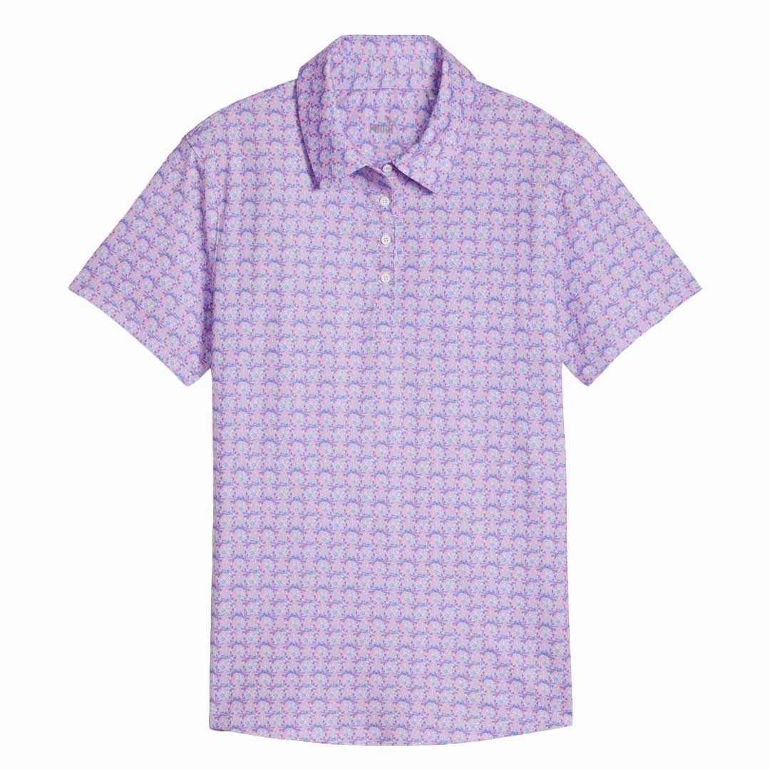 On The Go Puma - Women's MATTR Essex Short Sleeve Golf Polo (625892 02)