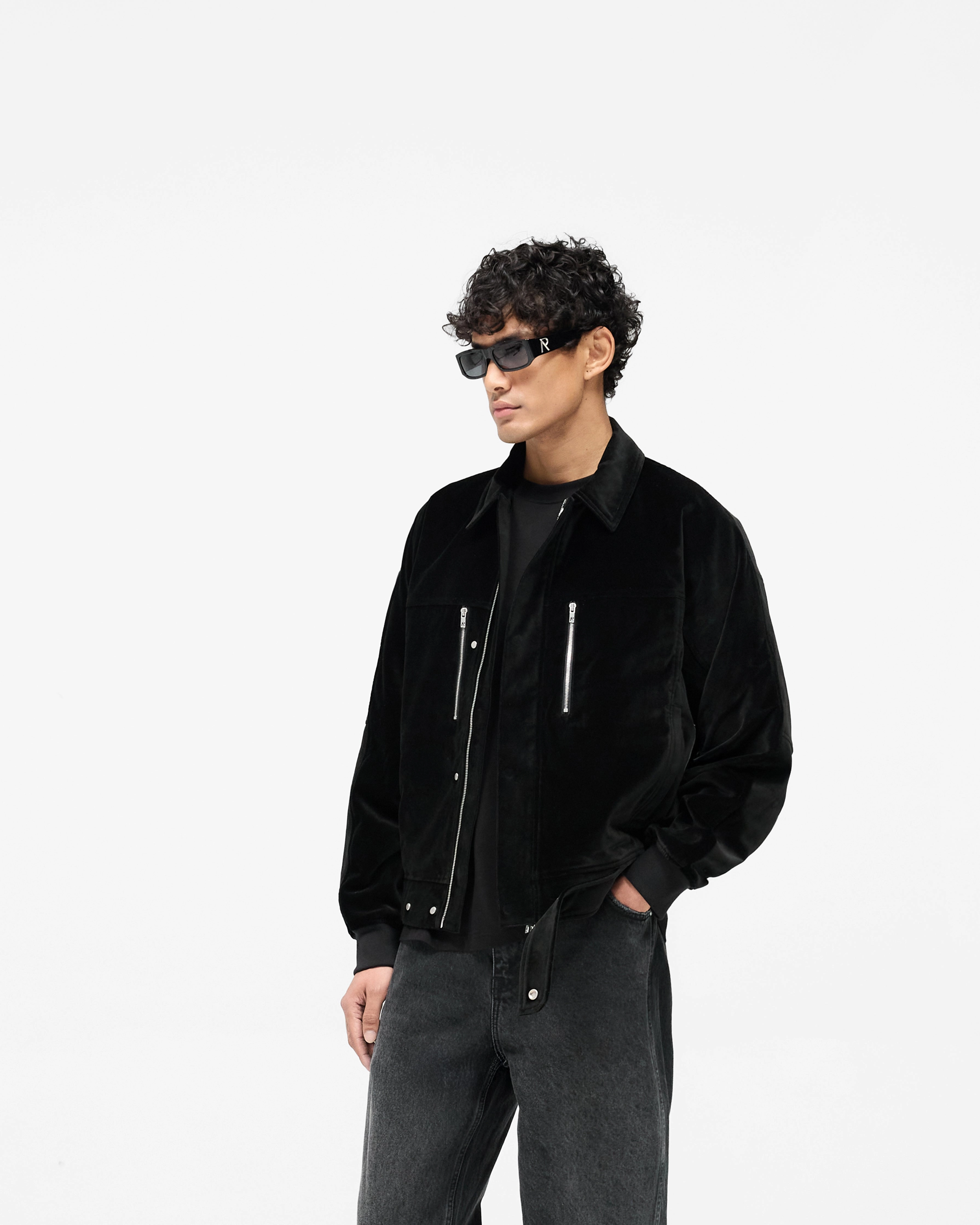 Multi Layer Option All Weather Protection Bordeaux Brushed Jacket - Black