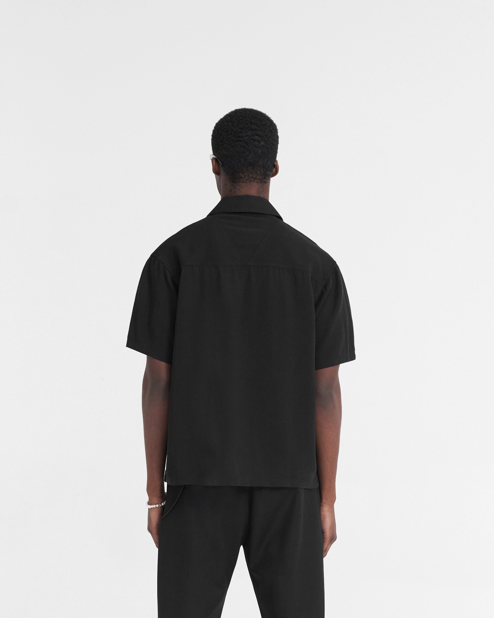 Bowling Shirt - Black Mountain Retreat Casual Sophistication