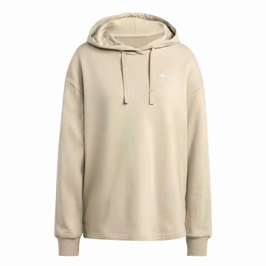Erasable Stains Treatment Moisture Wicking Layer adidas - Women's Terrex Logo Hoodie (IN4713)