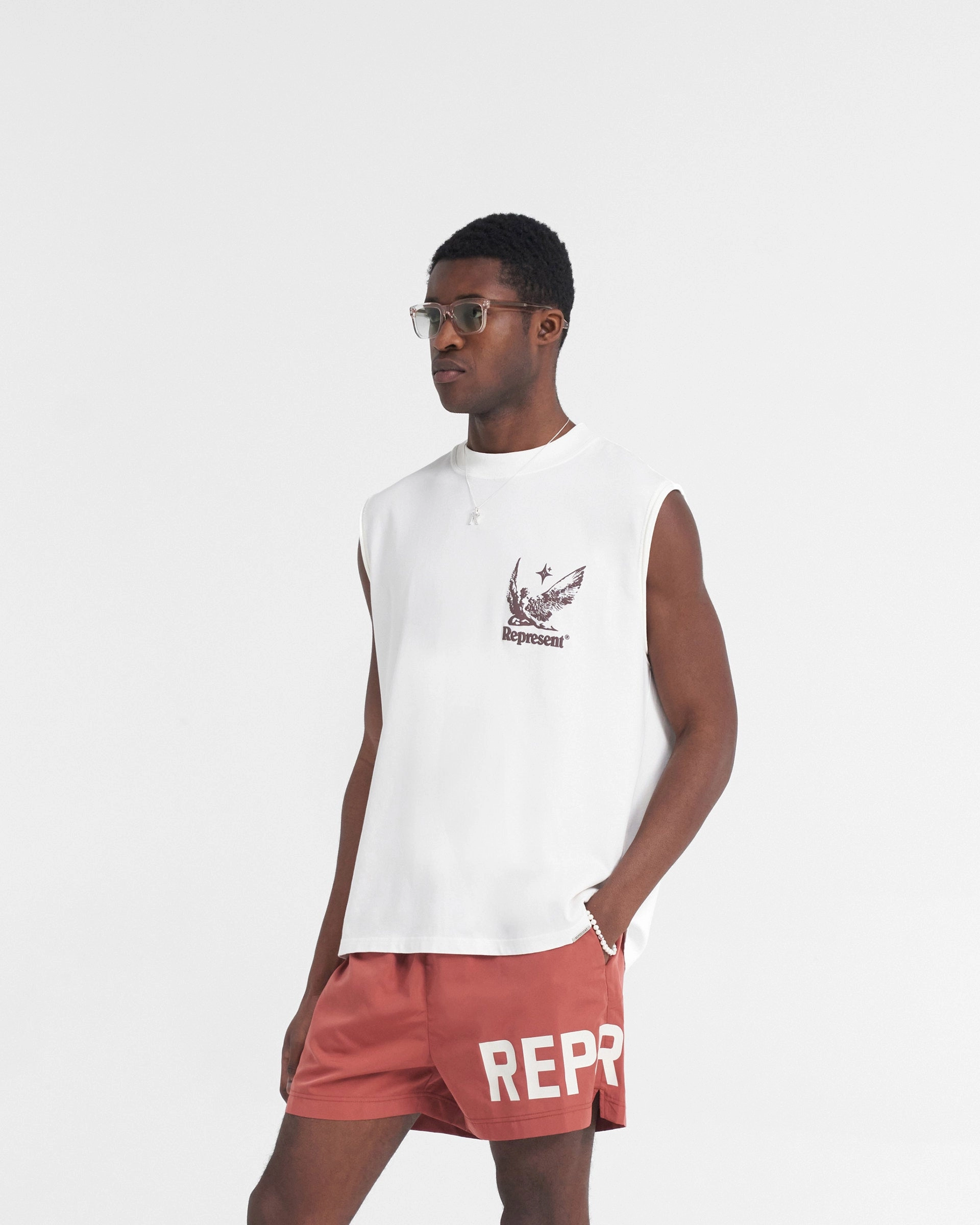 Casual and cool Spirits Of Summer Tank - Flat White