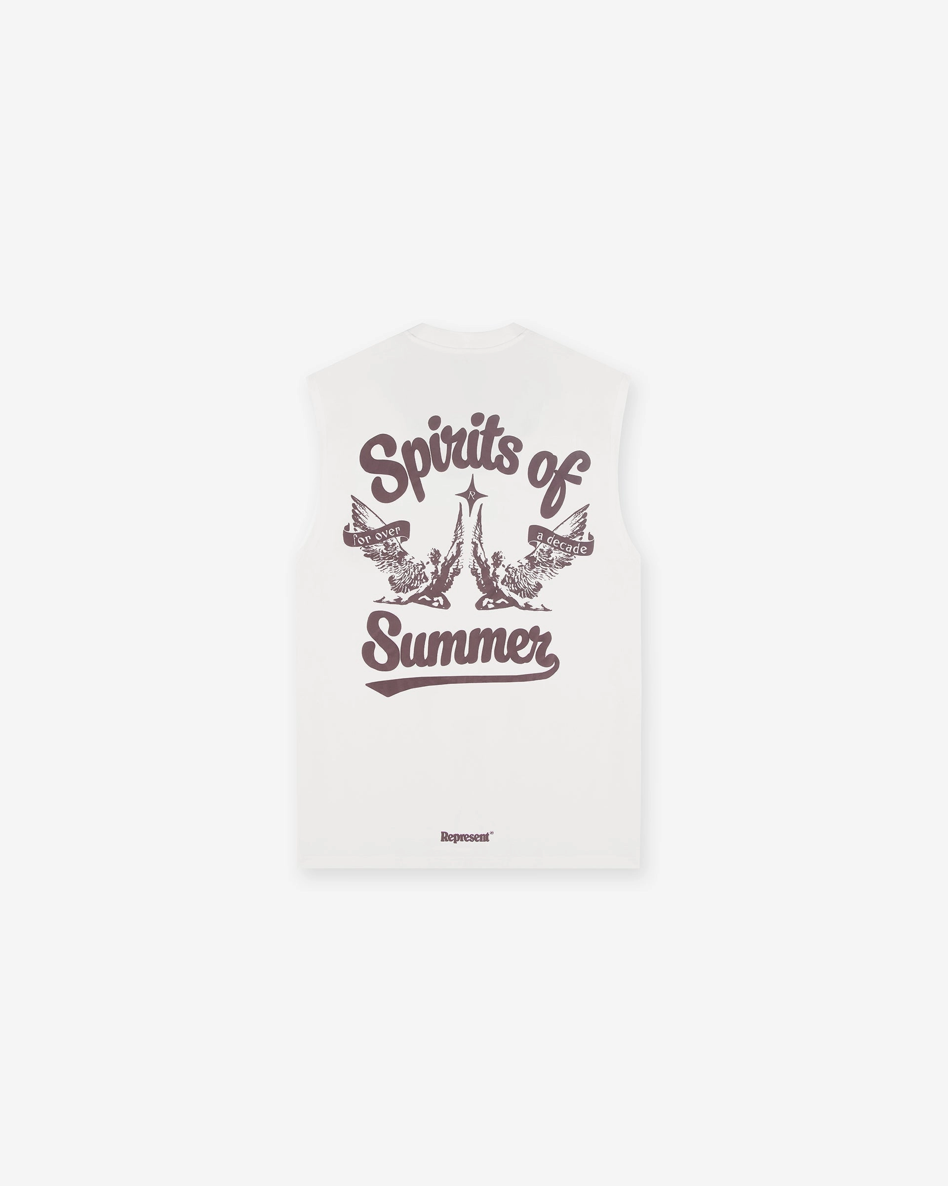 Spirits Of Summer Tank - Flat White ReinforcedNeckline